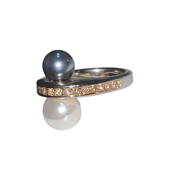 New Park Lane Raquel As Different as Night & Day Women’s Designer Ring size 7 - Picture 4 of 7